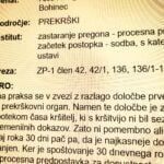 Procesna predpostavka za začetek postopka o prekršku Procesna predpostavka za začetek postopka o prekršku