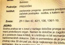Procesna predpostavka za začetek postopka o prekršku Procesna predpostavka za začetek postopka o prekršku