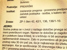 Procesna predpostavka za začetek postopka o prekršku Procesna predpostavka za začetek postopka o prekršku