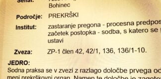 Procesna predpostavka za začetek postopka o prekršku Procesna predpostavka za začetek postopka o prekršku